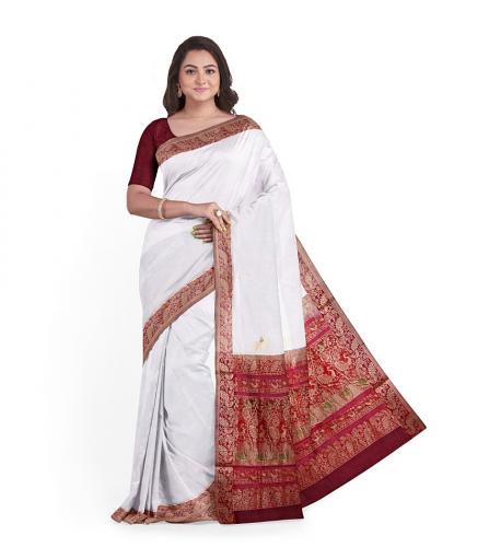 PMK BUMBERG COT SAREES WITH BLOUSE